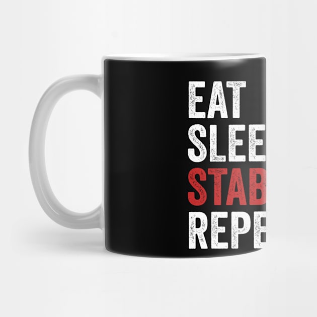 Phlebotomist Eat Sleep Stab Repeat by MzumO